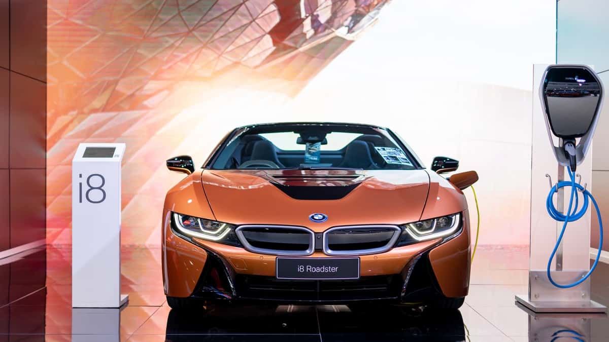 BMW i8 Roadster, Electric Vehicle (Electric Car) Showcase at 40th Bangkok International Motor Show 2019, IMPACT Muang Thong Thani