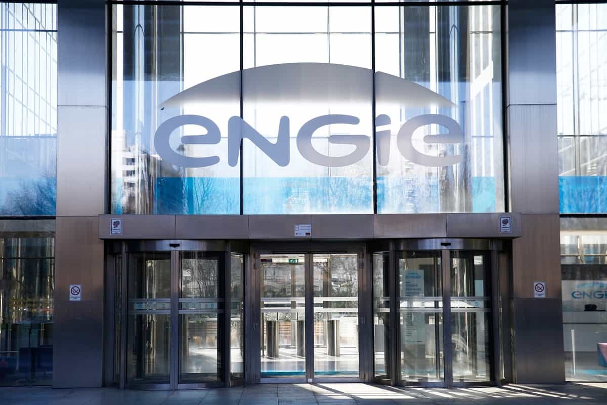 Exterior view of building of French gas and power group Engie company in Brussels, Belgium on Feb. 23, 2019