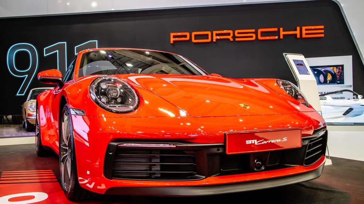 metallic red all new Porsche 911 Carrera S eighth-generation