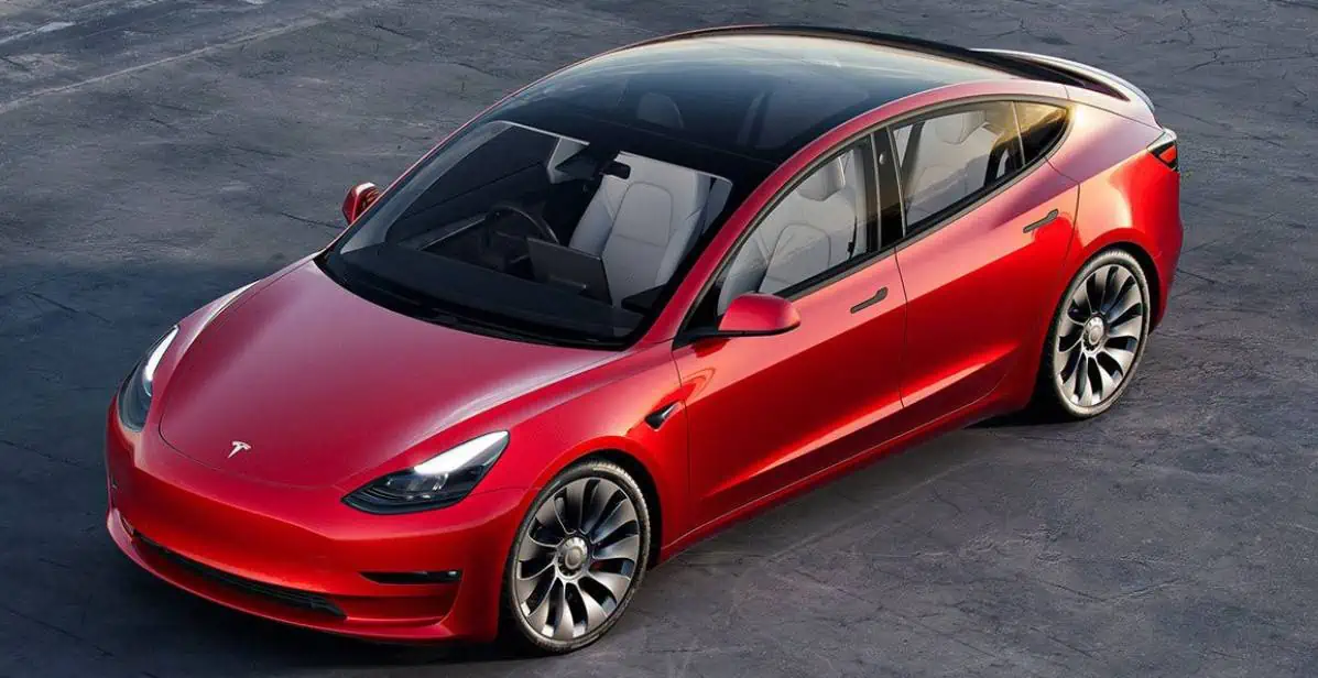 Tesla - Model 3, courtesy Tesla