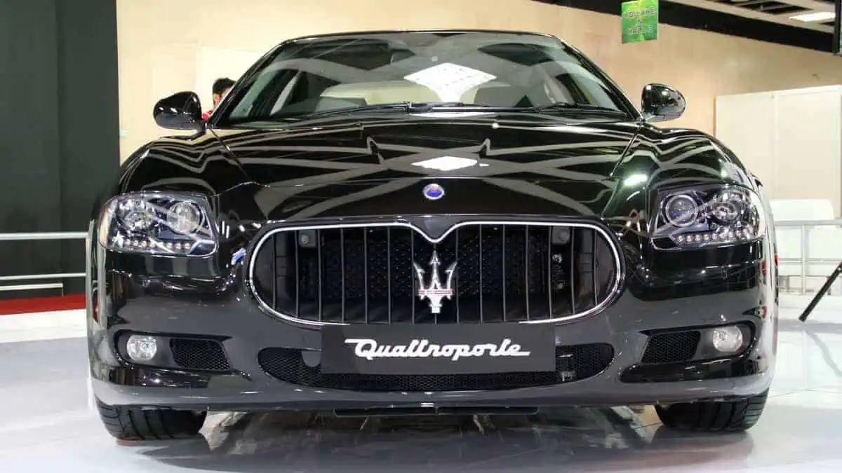 Maserati Quattroporte on display at the Kuala Lumpur International Motor Show