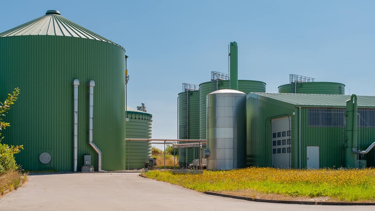 Biogas plant for power generation and energy