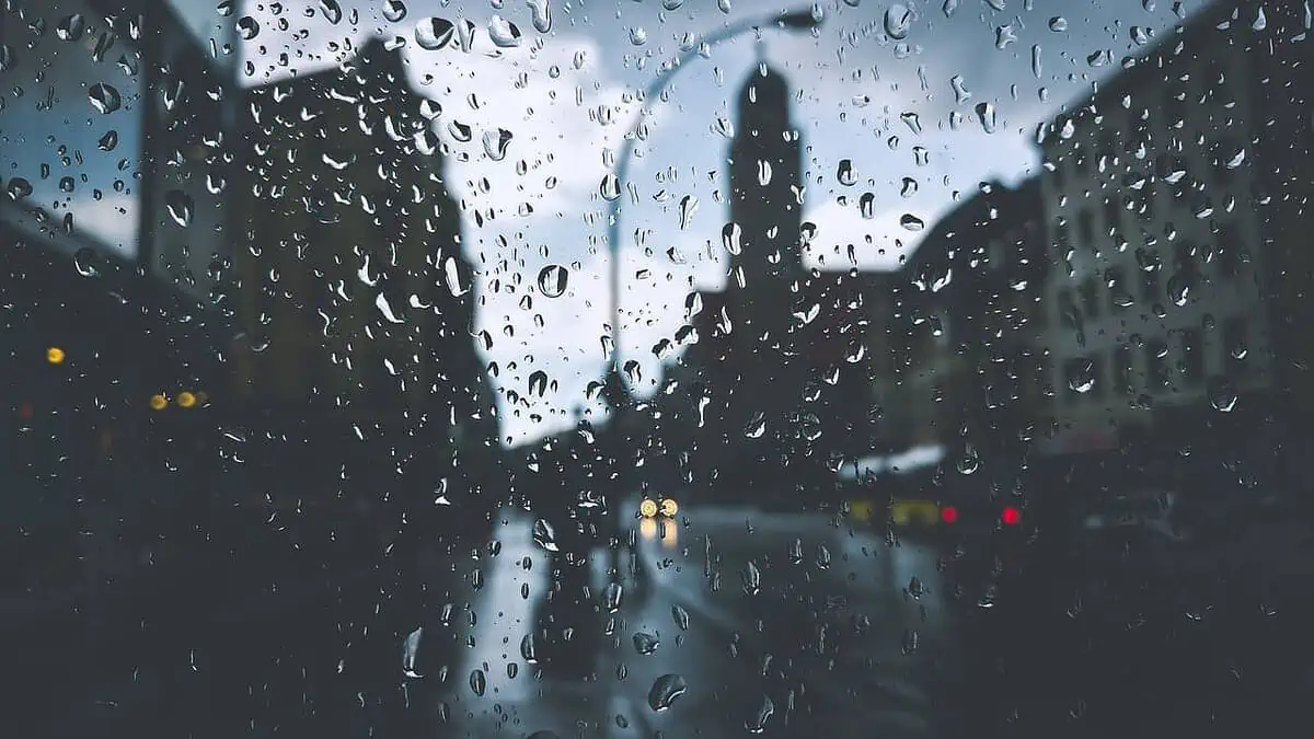 buildings, droplets, drops-Cityscape-rain