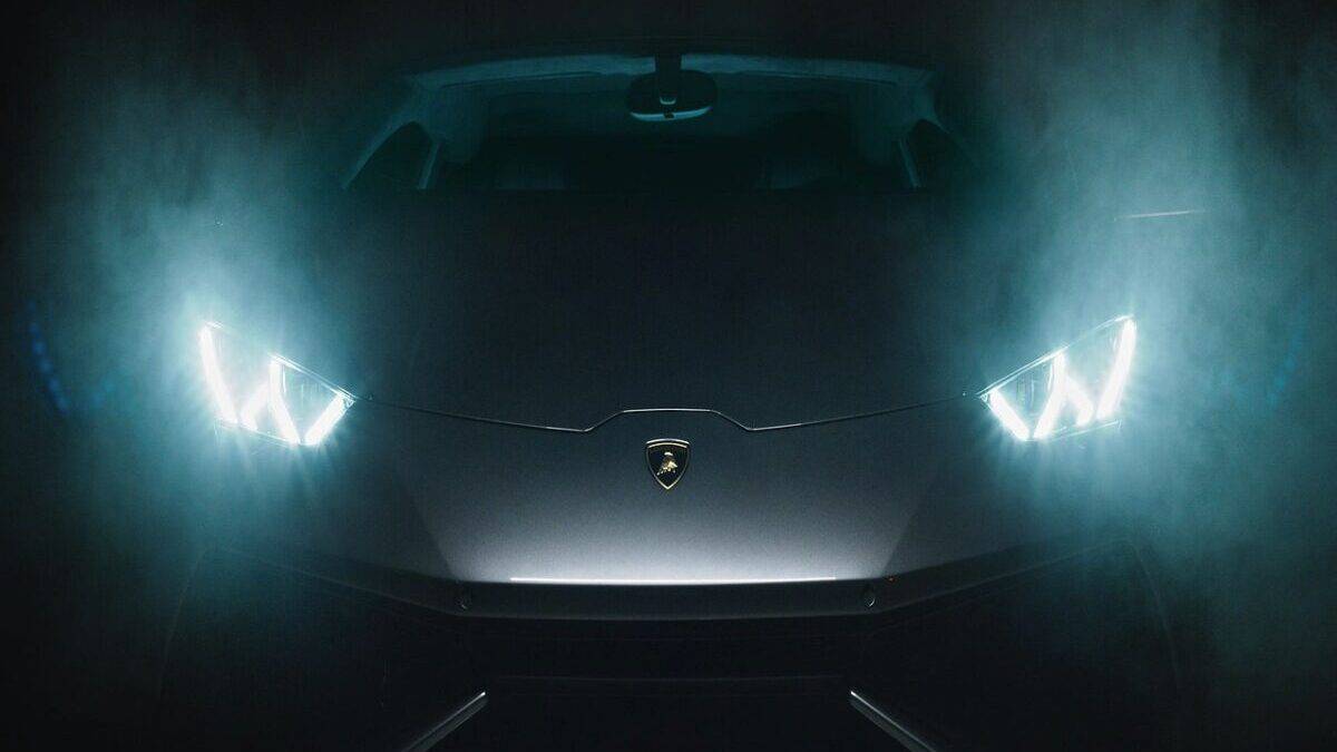 car, lamborghini, black-