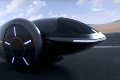 two-wheeled car from Hoverboard inventor Shane