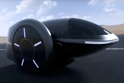 two-wheeled car from Hoverboard inventor Shane