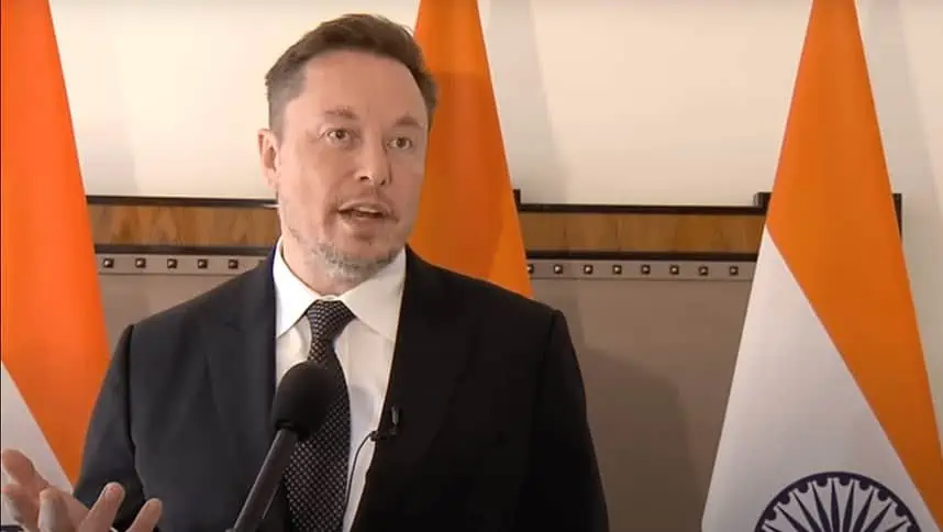 Elon Musk talking about potential investments in India