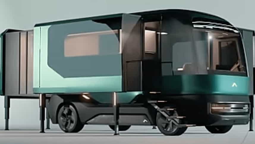 Pininfarina designs luxury RV eTH that turns into an off-grid mini home