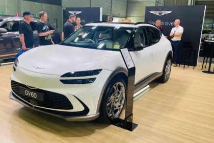 Genesis GV60 in EV Autoshow at Sydney Showground