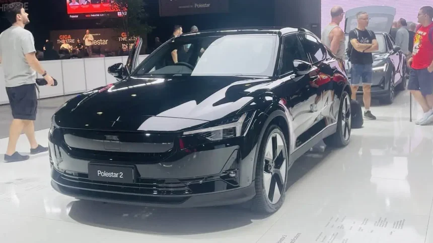 Polestar 2 in EV Autoshow at Sydney Showground