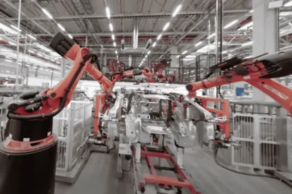 Tesla Assembly line in Berlin Gigafactory, courtesy Tesla